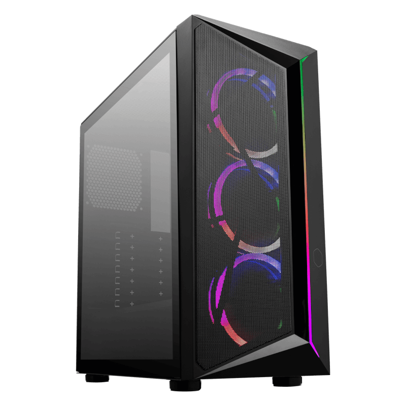 The tower chassis ARGB Edge Master ATX 510 Cooler Sabers Mid RGB CMP